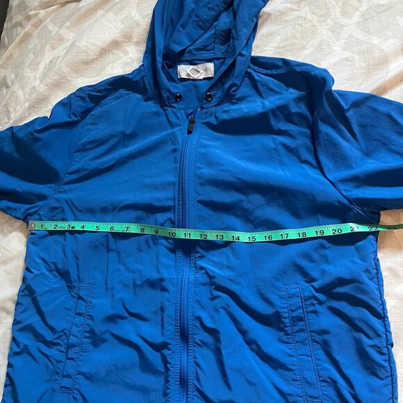 Outerknown Blue Men's Windbreaker Jacket - Picture 10 of 11